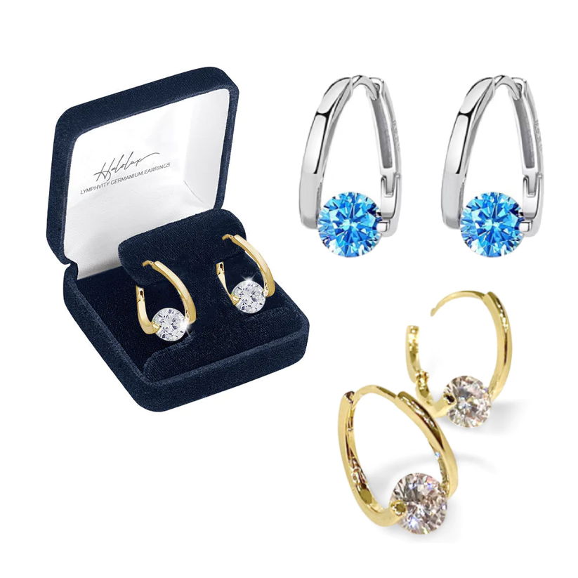 🔥LAST DAY SALE-80% OFF) CZTICLE™🍁💖Lymphvity MagneTherapy Germanium Earrings