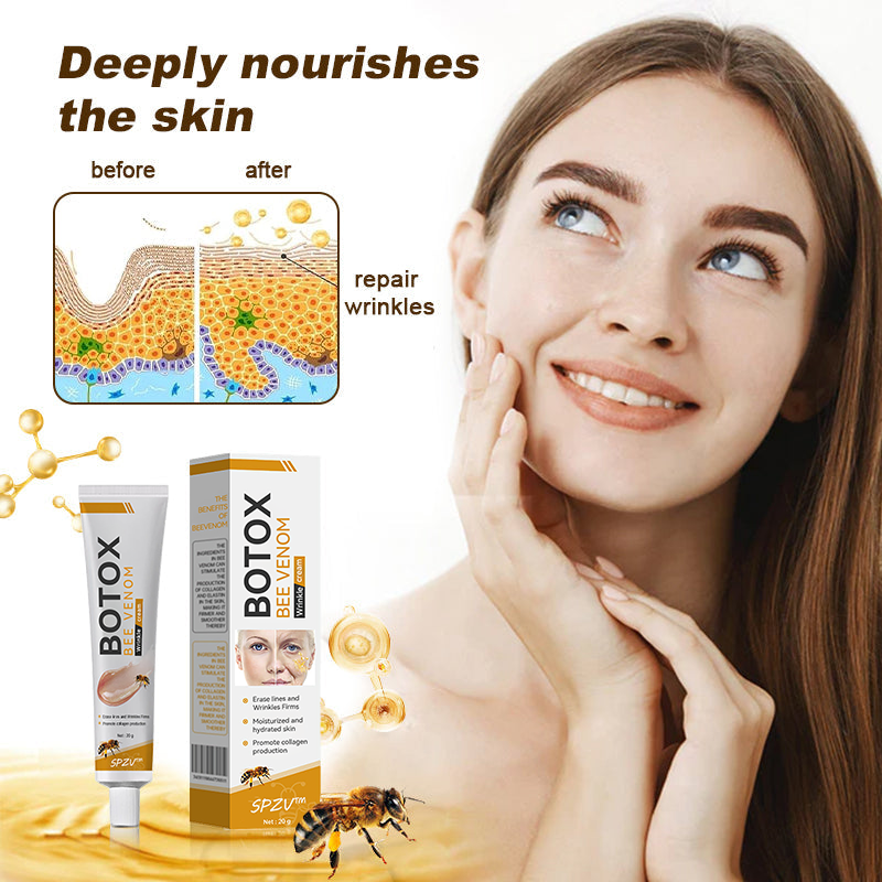 (🎁 Made and Shipped from the UK ✅) 𝐒𝐩𝐳𝐯™ 𝐁𝐨𝐭𝐨𝐱 Bee Venom Wrinkle Removal Cream - LAST DAY 70% OFF