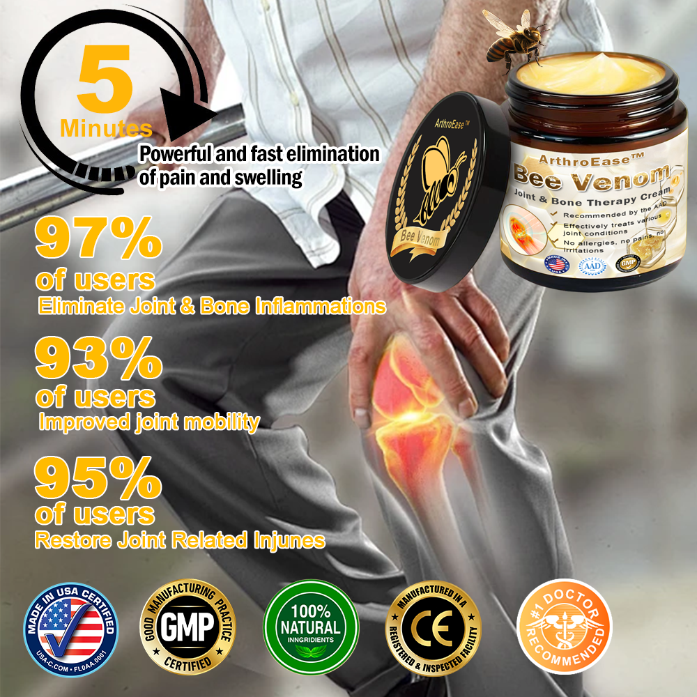 𝐒𝐩𝐳𝐯™ Bee Venom Arthritis Therapy Cream(Specially for older adults & AAOS recommends)💜