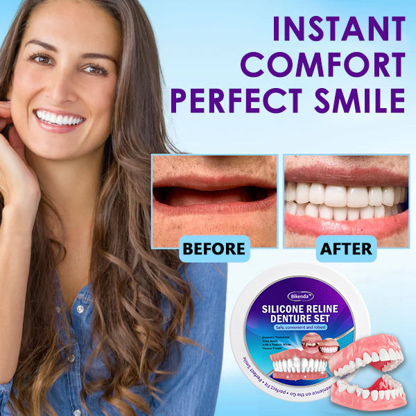 ๐๐ข๐ค๐๐ง๐๐โข๐ Silicone Reline Denture Set (โฐ Limited Time Discount Last 30 Minutes โฐ)