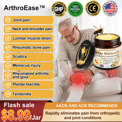 𝐒𝐩𝐳𝐯™ Bee Venom Arthritis Therapy Cream(Specially for older adults & AAOS recommends)💜