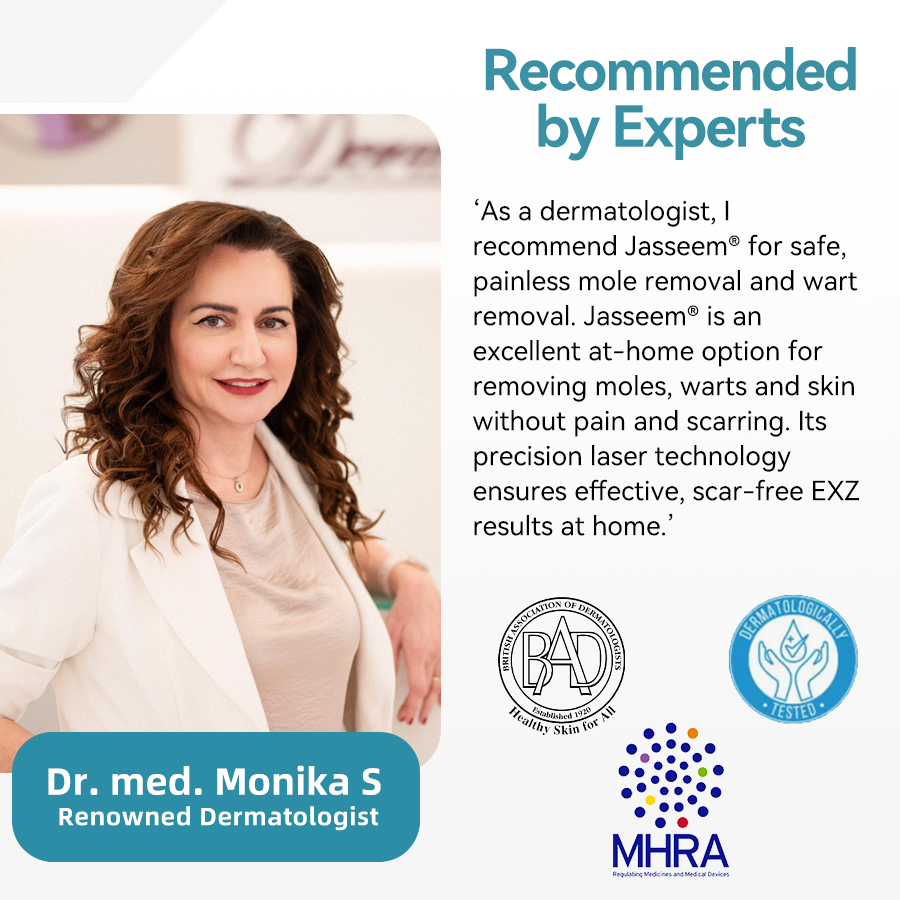 [Visible results in just 7 days]💧𝐉𝐚𝐬𝐬𝐞𝐞𝐦® Non-invasive Mole and Wart Removal Laser Pen (Quick and painless removal of warts, moles, age spots and skin tags - without any side effects)🫐
