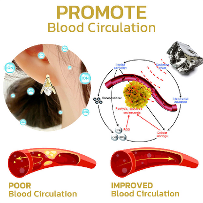 (Limited Time Discount 80% Last Day😍) CZTICLE™Lymphvity MagneTherapy Germanium Earrings